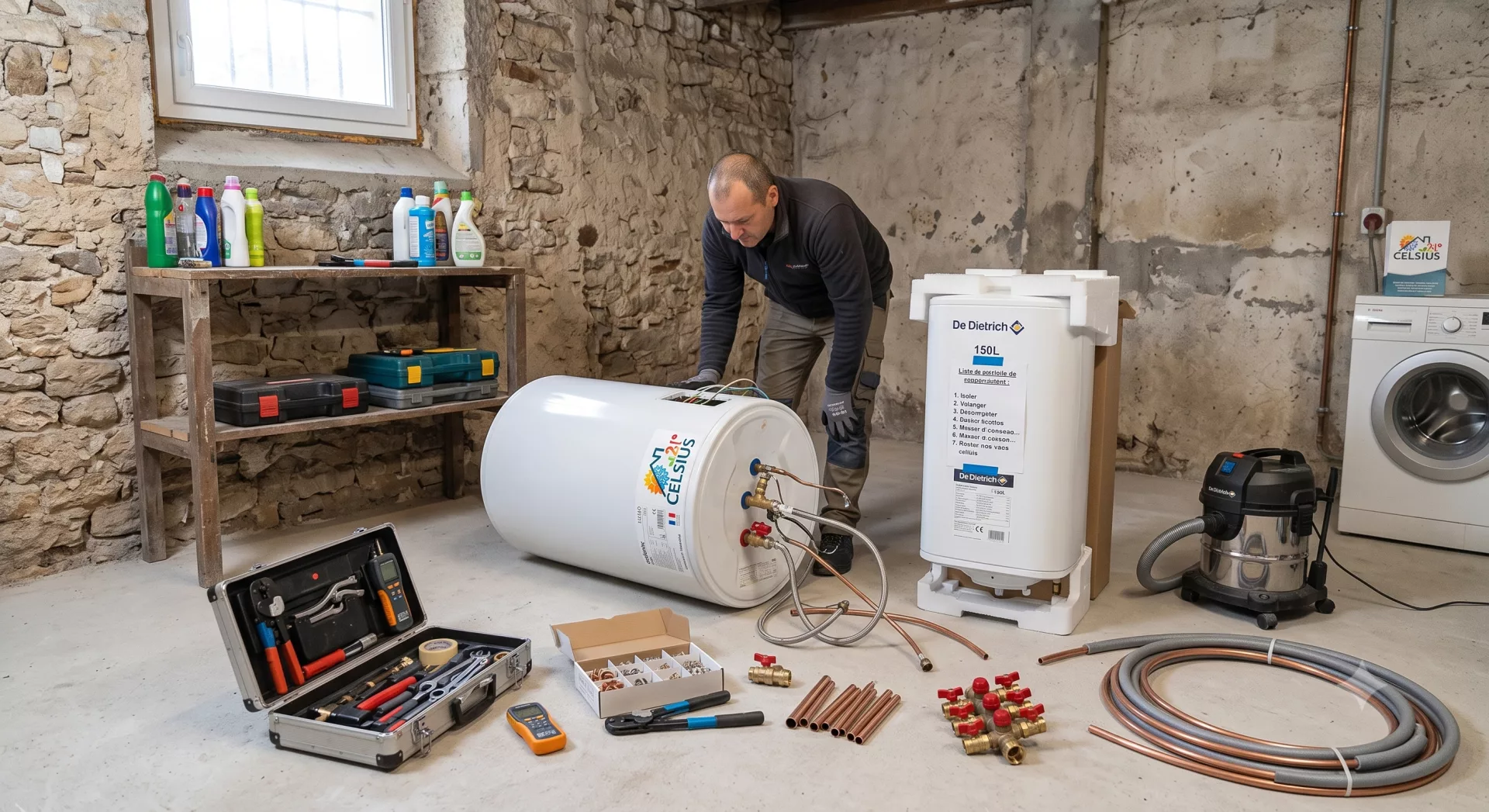 Remplacement de chauffe-eau